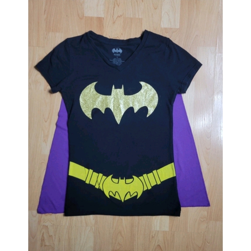 DC Comics Batman Batgirl cape t-shirt